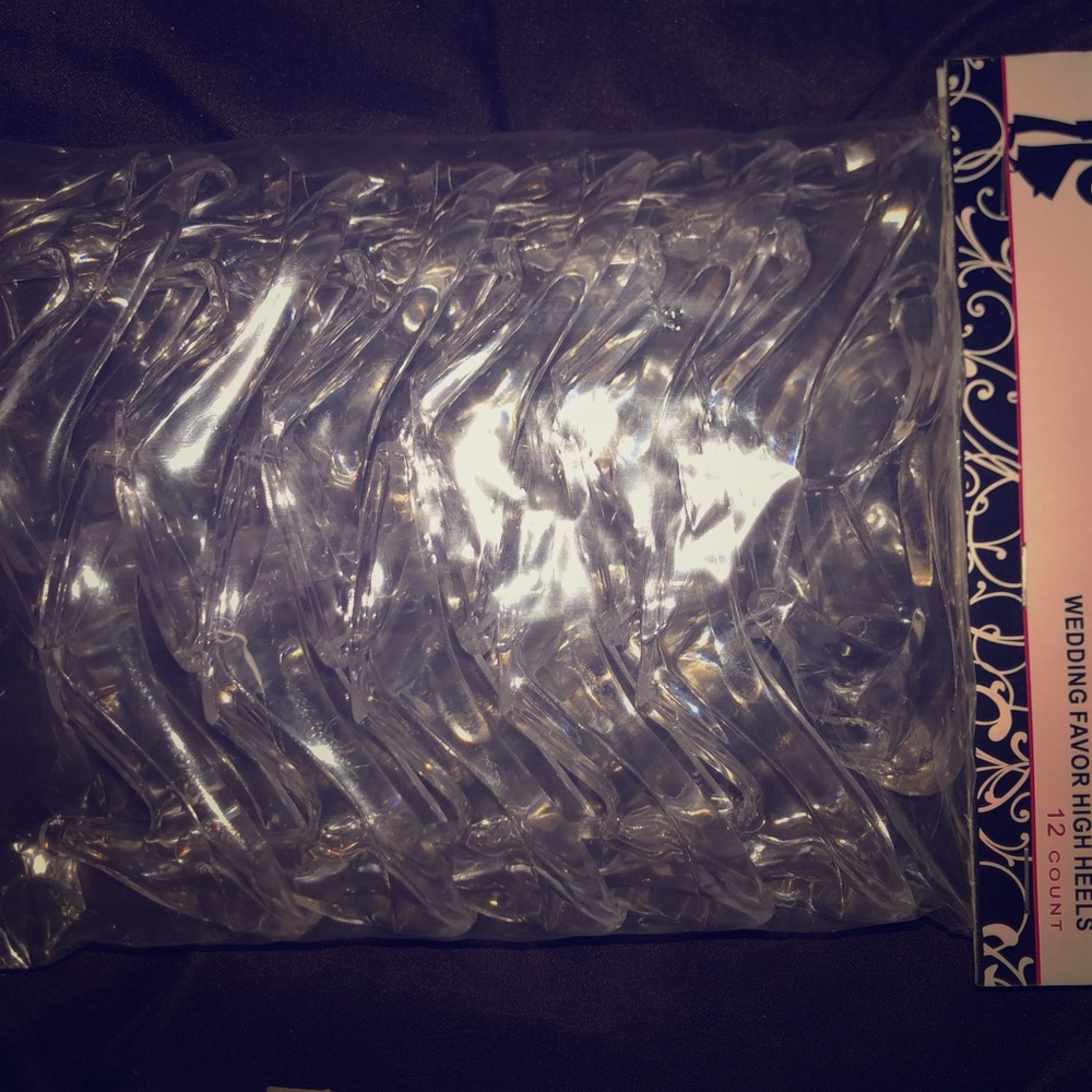 Clear glass high heels!